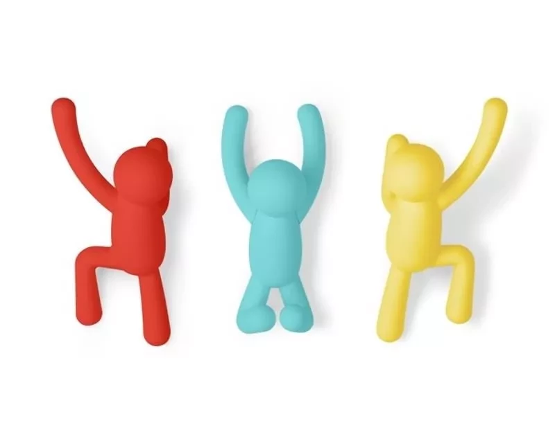 Вішалка для одягу Umbra Buddy 17 см 3 шт. (318165022)