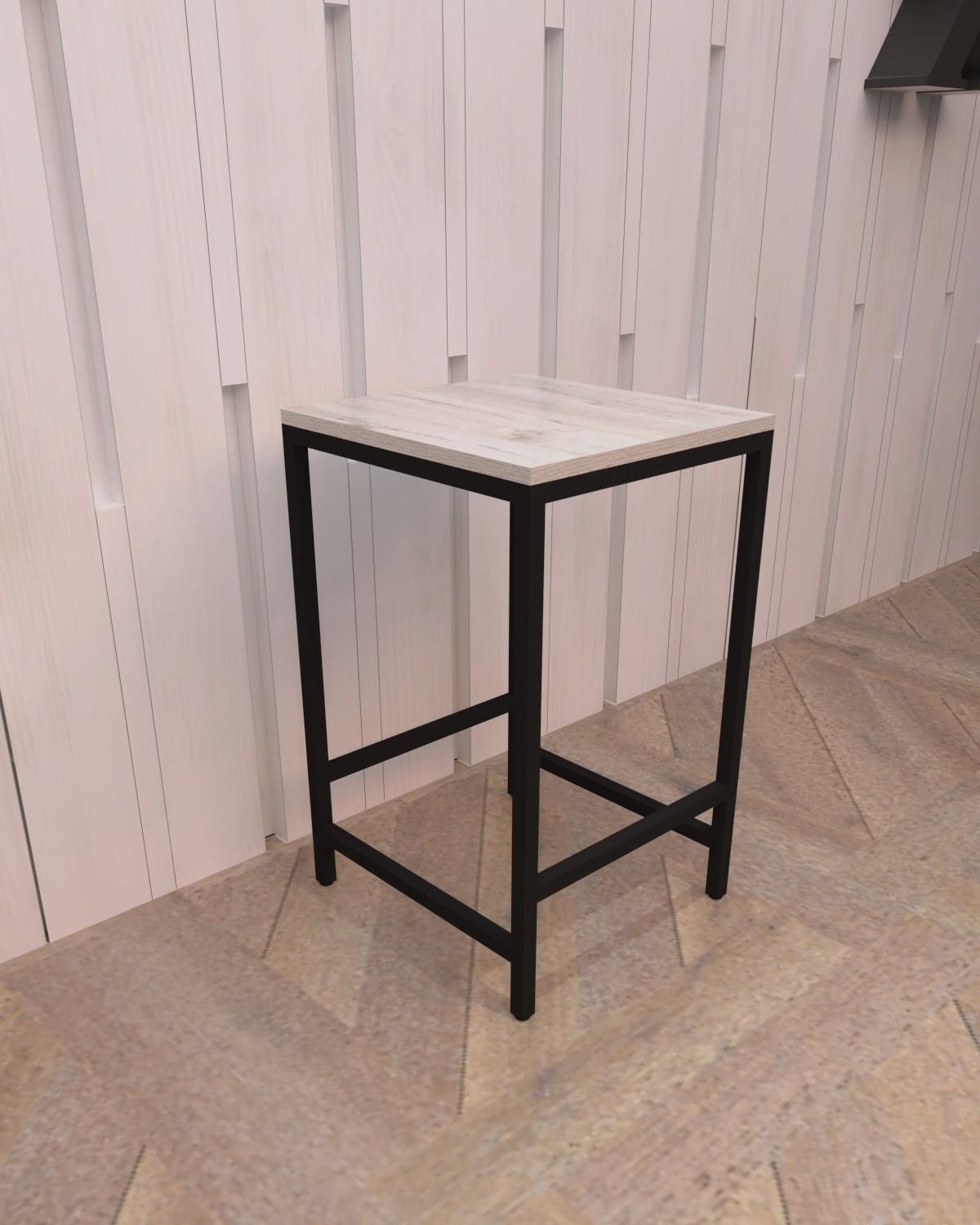 Напівбарний табурет стілець EcoLoft Віасто DSP-1405-2 в стилі лофт Дуб Кортона (32362498)