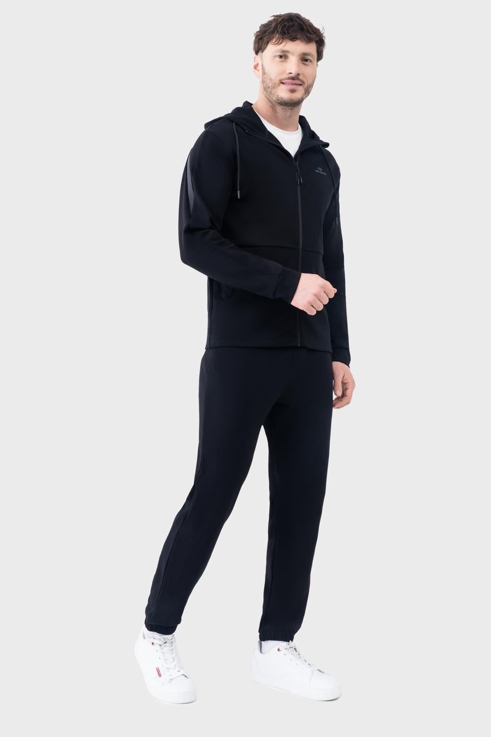 Спортивный костюм мужской Avecs Double Face трикотажный 5XL Черный (50600/1-5XL)