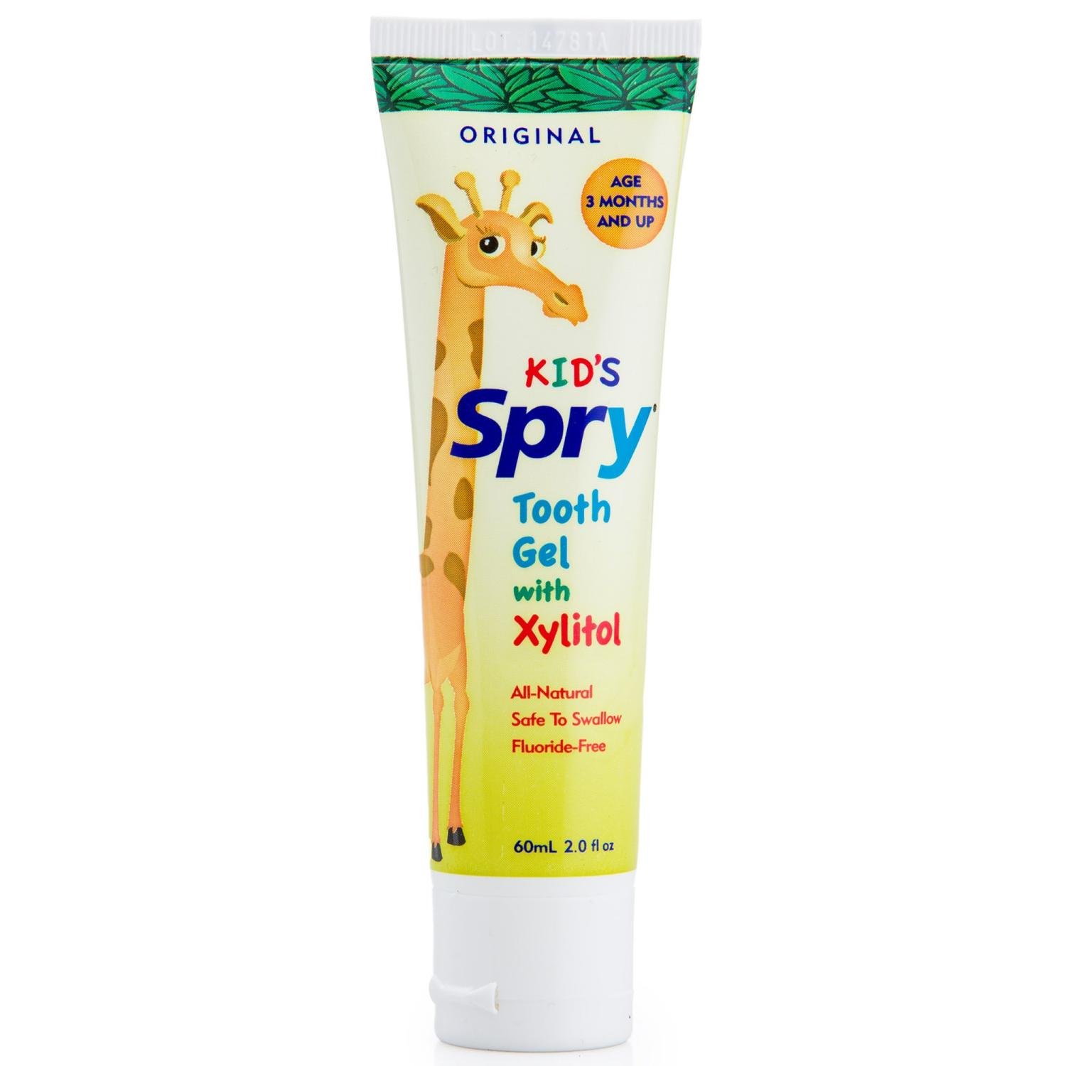 Зубна паста для дітей Xlear Kid's Spry Tooth Gel with Xylitol 60 ml