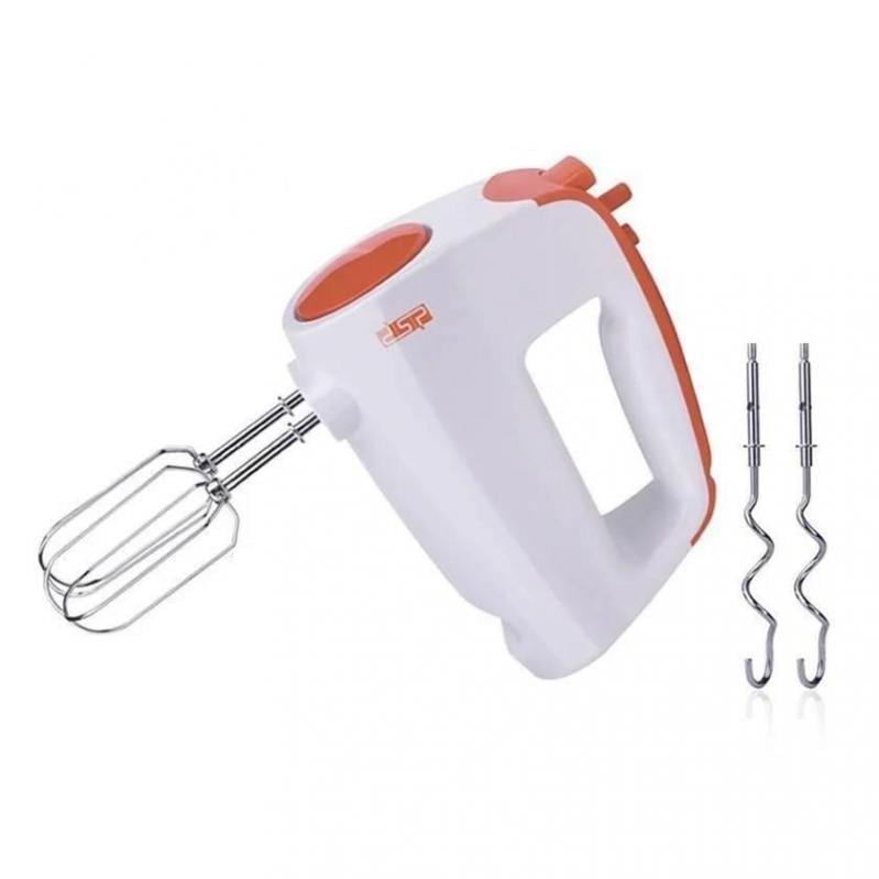 Миксер ручной DSP KM2020 кухонный с насадками Белый (N2020A)