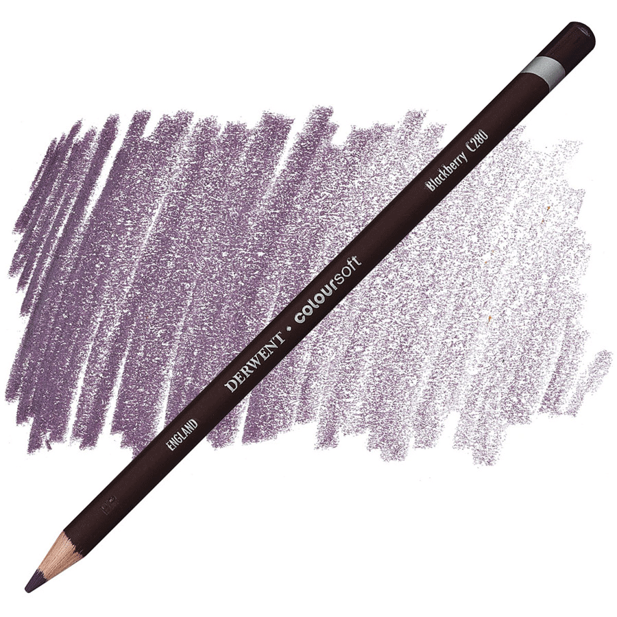 Олівець кольоровий Coloursoft С280 Rosa 700980 6 шт. Ожиновий (5028252188463) - фото 1