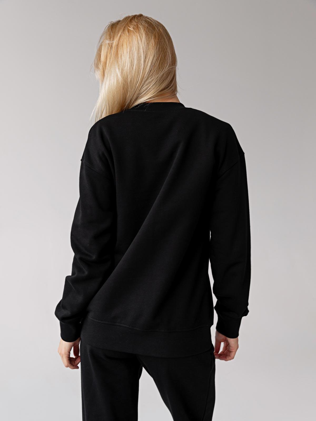 Світшот жіночий базовий FROMUS XS/S Чорний (2567-2) - фото 4 Світшот жіночий базовий FROMUS XS/S Чорний (2567-2) - фото 4