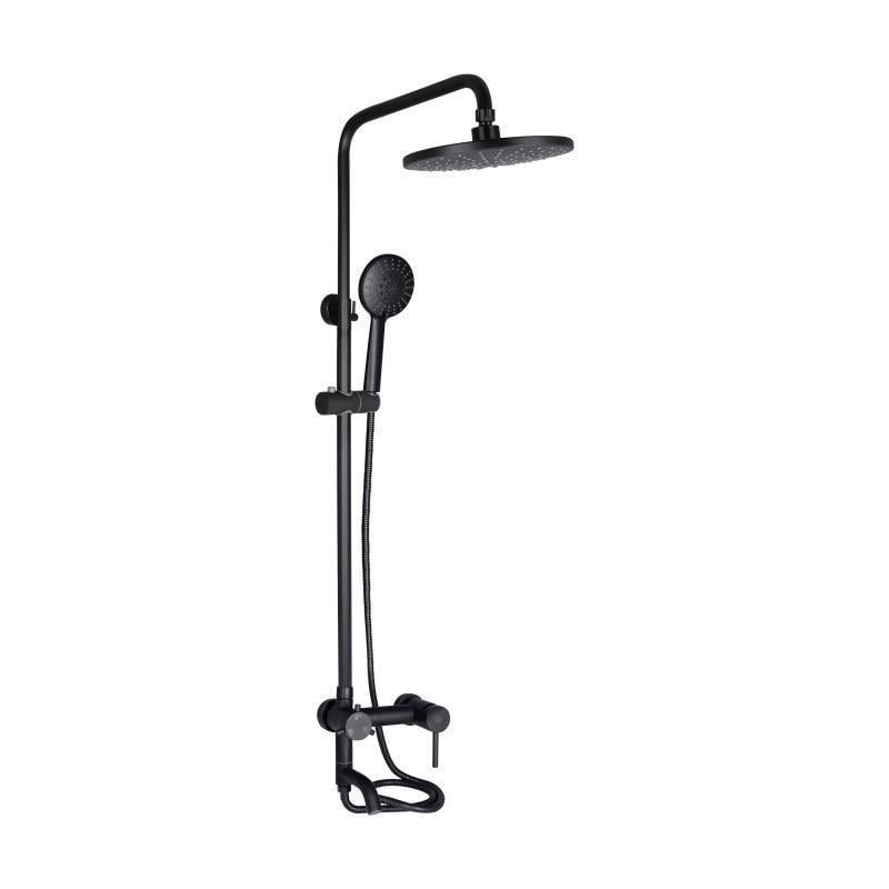 Душова система для кабіни Lidz Aria 1032 на 3 споживачі з виливом Black (LDARI1030BLA43371)