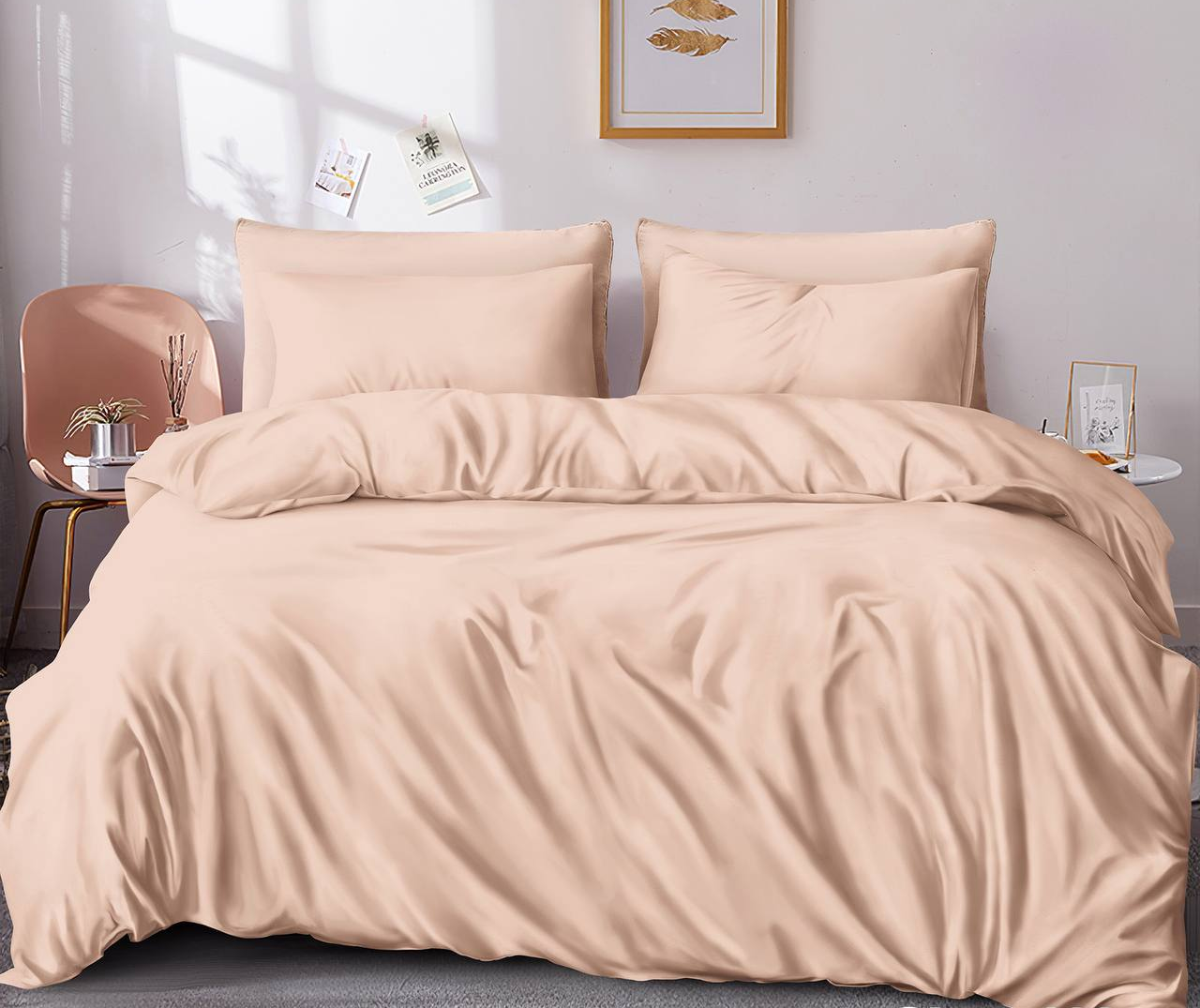 Комплект постільної білизни Peachy двоспальний 200х220 см бязь (GLux-1024/2.0)