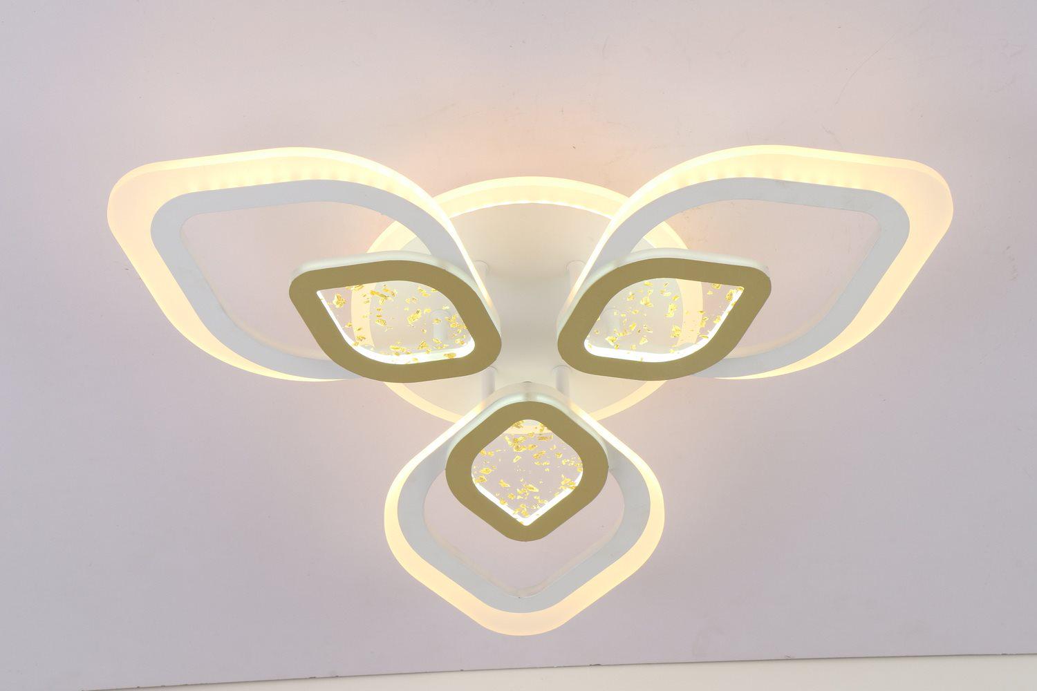 Люстра светодиодная с пультом Valeso V K29133-3+1 White/Gold (000036449) - фото 3 Люстра светодиодная с пультом Valeso V K29133-3+1 White/Gold (000036449) - фото 3