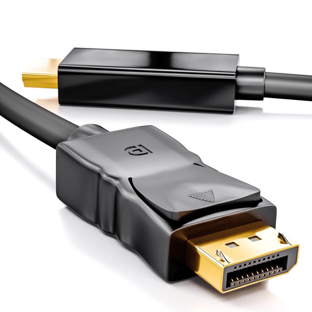Кабель переходник DisplayPort to HDMI Addap DPC-01 для синхронизации видео и аудио потока 4 K UltraHD 1,8 м - фото 2