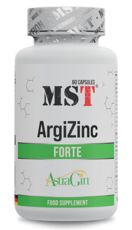 Амінокислота Аргінін та Цинк MST ArgiZinc Forte 60 капсул