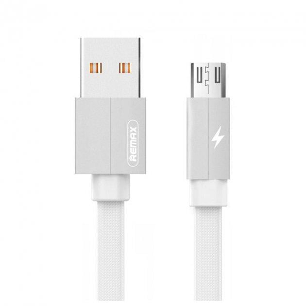 Кабель Remax RC-094m USB MicroUSB Kerolla 2 м Білий (6954851284512) - фото 1