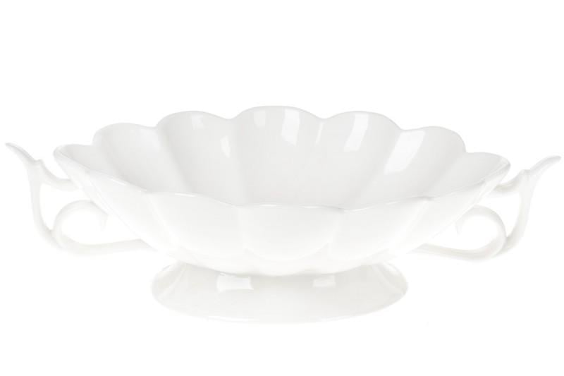 Фруктовниця BonaDi 988205 с ручками 30,5 см Белая (100529)