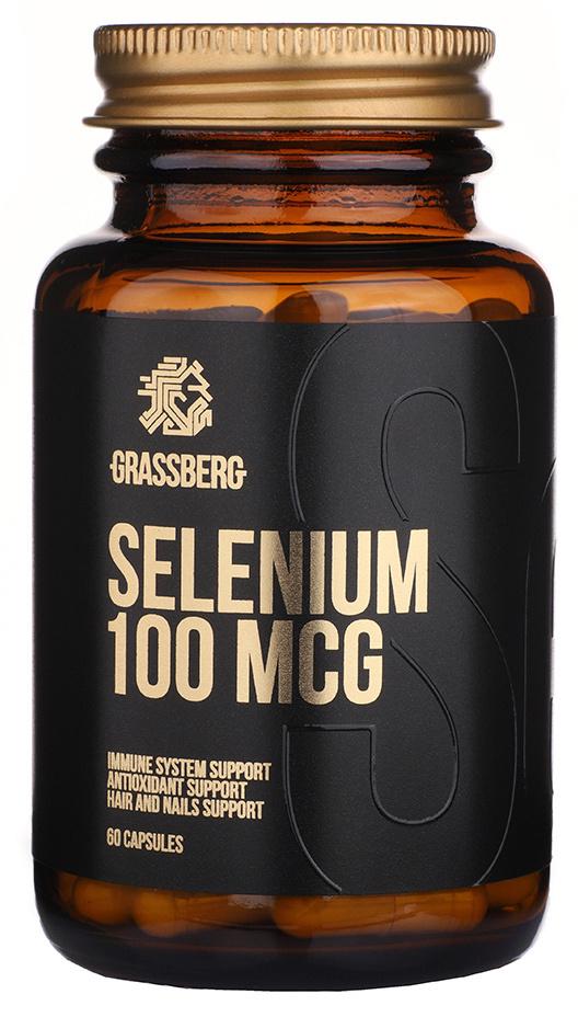 Селен Grassber г Selenium 100 мг 60 капсул