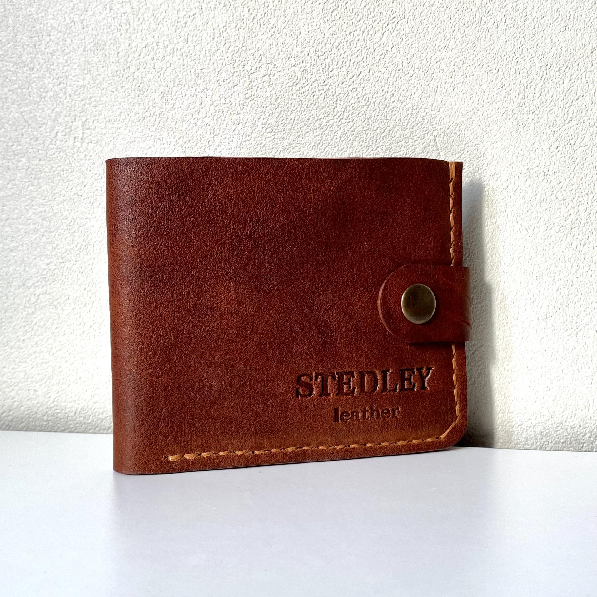 Кошелек мужской кожаный Stedley Orso 3 коньячный (2424632714)