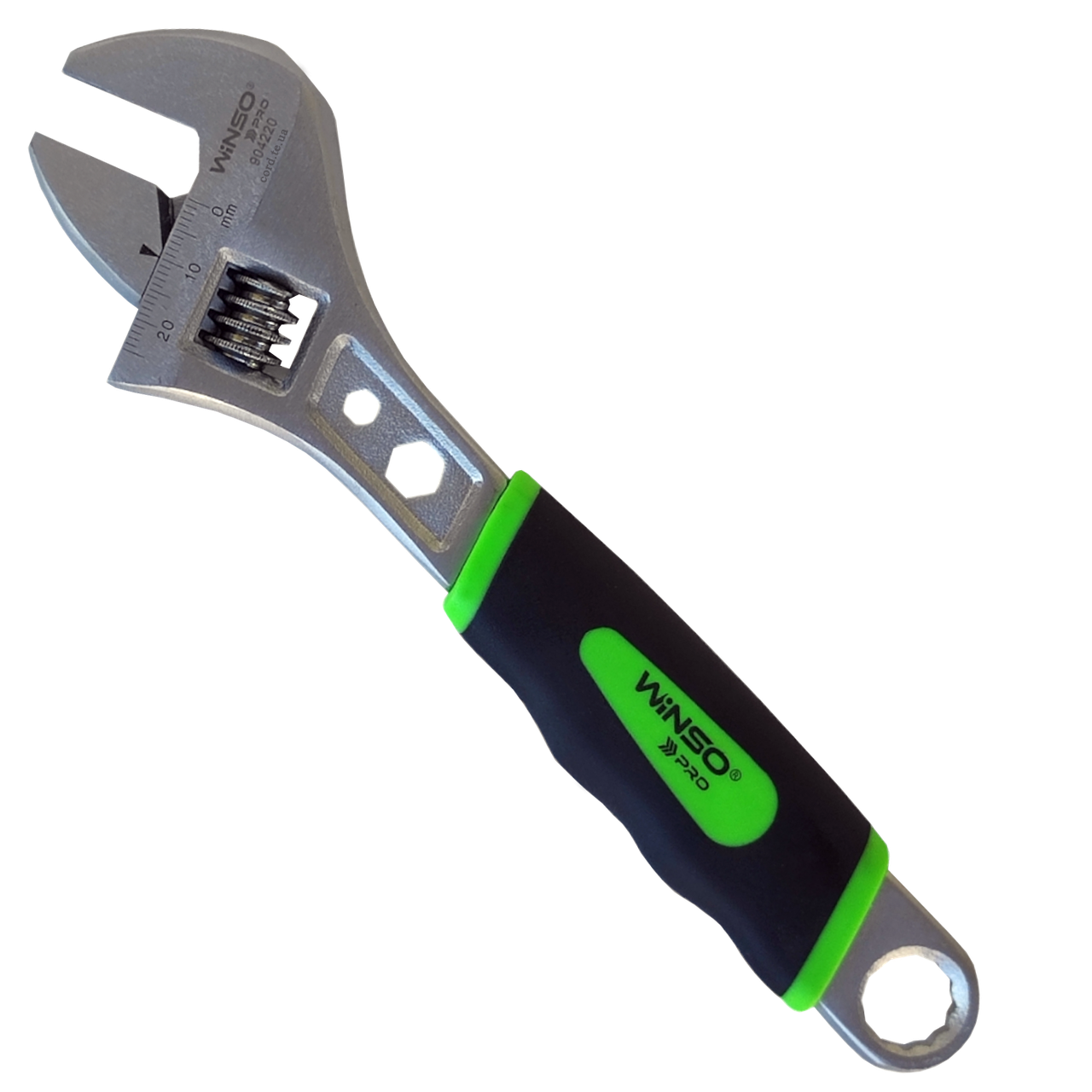 Ключ розвідний WINSO CrV з комбінованою ручкою 200 мм (904220)