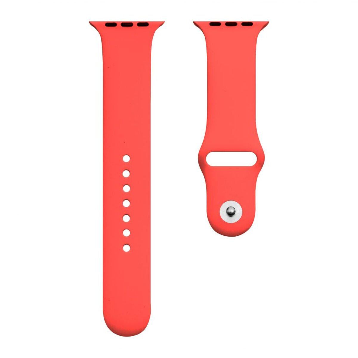 Ремешок для смарт-часов Apple Watch коллекция Silicone Classic 38/40/41 мм Camellia (Classic38-25.Camellia)