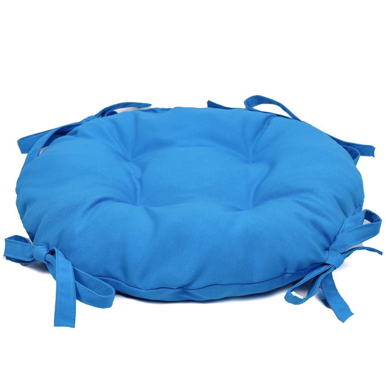 Подушка для стула/кресла/табурета 35х8 см Голубой (1787146622) - фото 2