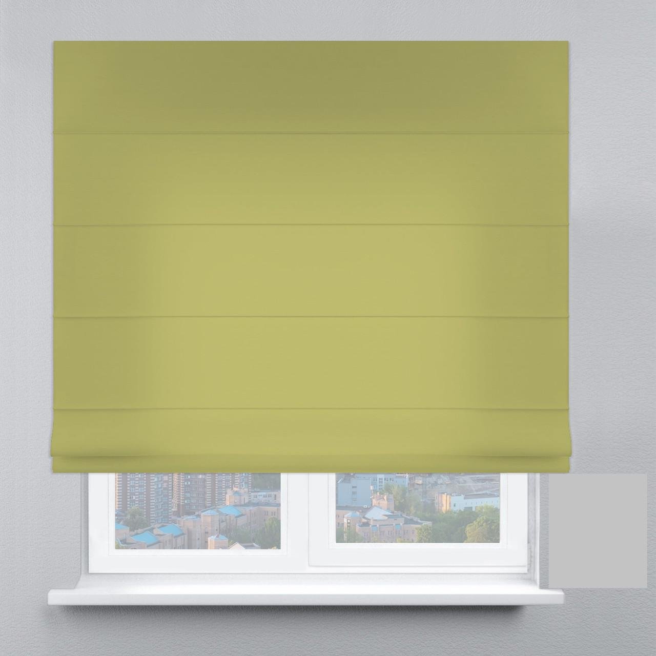 Римська штора велюр 300х170 см Зелений трав'яний