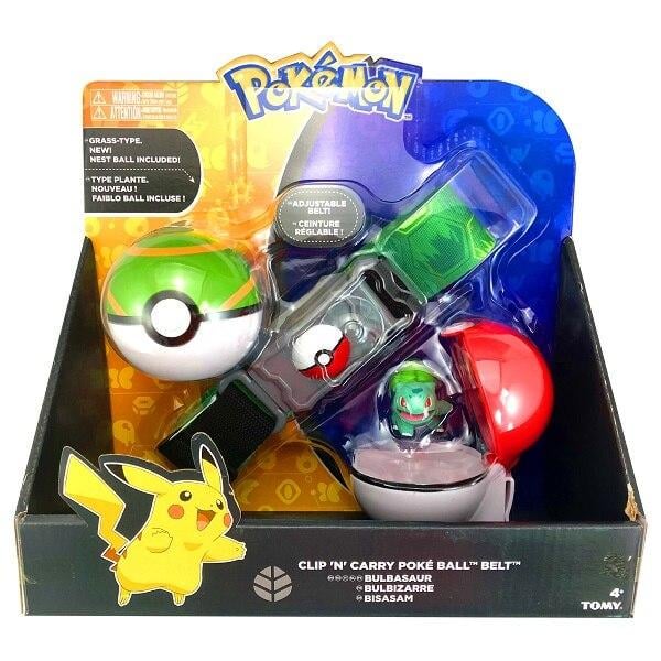 Набор Tomy для тренировки Покемона: фигурка Бульбазавр/2 покебола/ремень/Poke ball belt (T19204)
