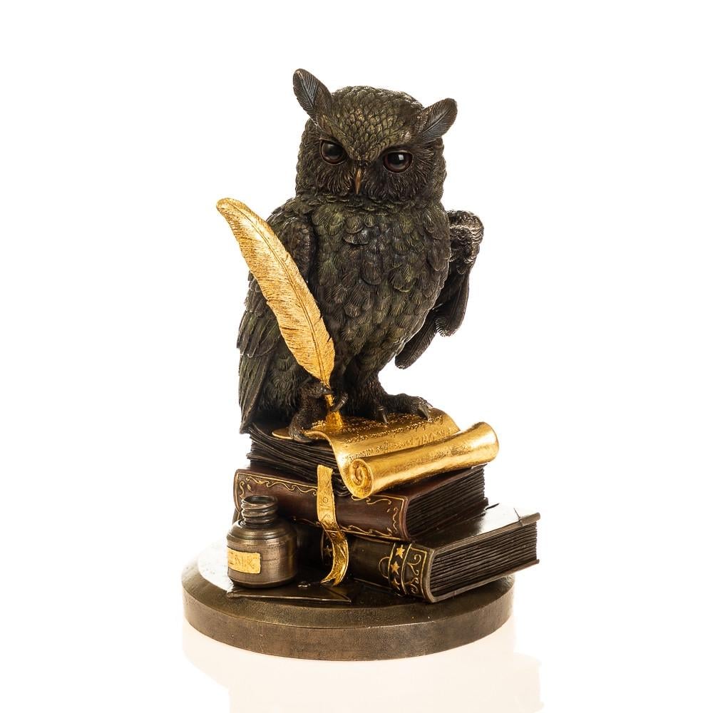 Сова на книге с золотым пером Veronese 23 см (75033A5) Сова на книге с золотым пером Veronese 23 см (75033A5)
