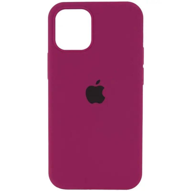 Чехол Silicone Case Full Protective (AA) для Apple iPhone 15 Pro Max (6.7") Бордовый | Maroon