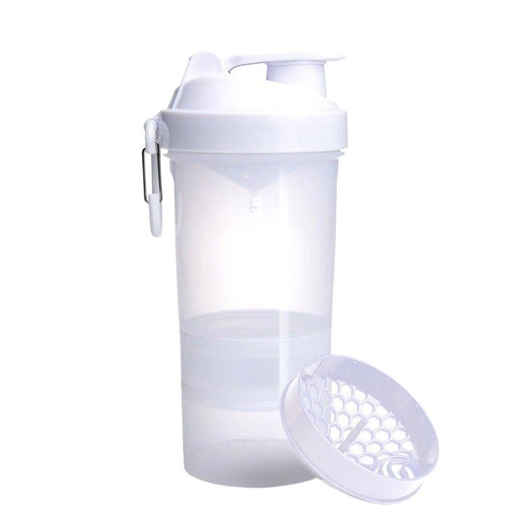 Шейкер спортивний SmartShake 2GO 600 мл Pure/White