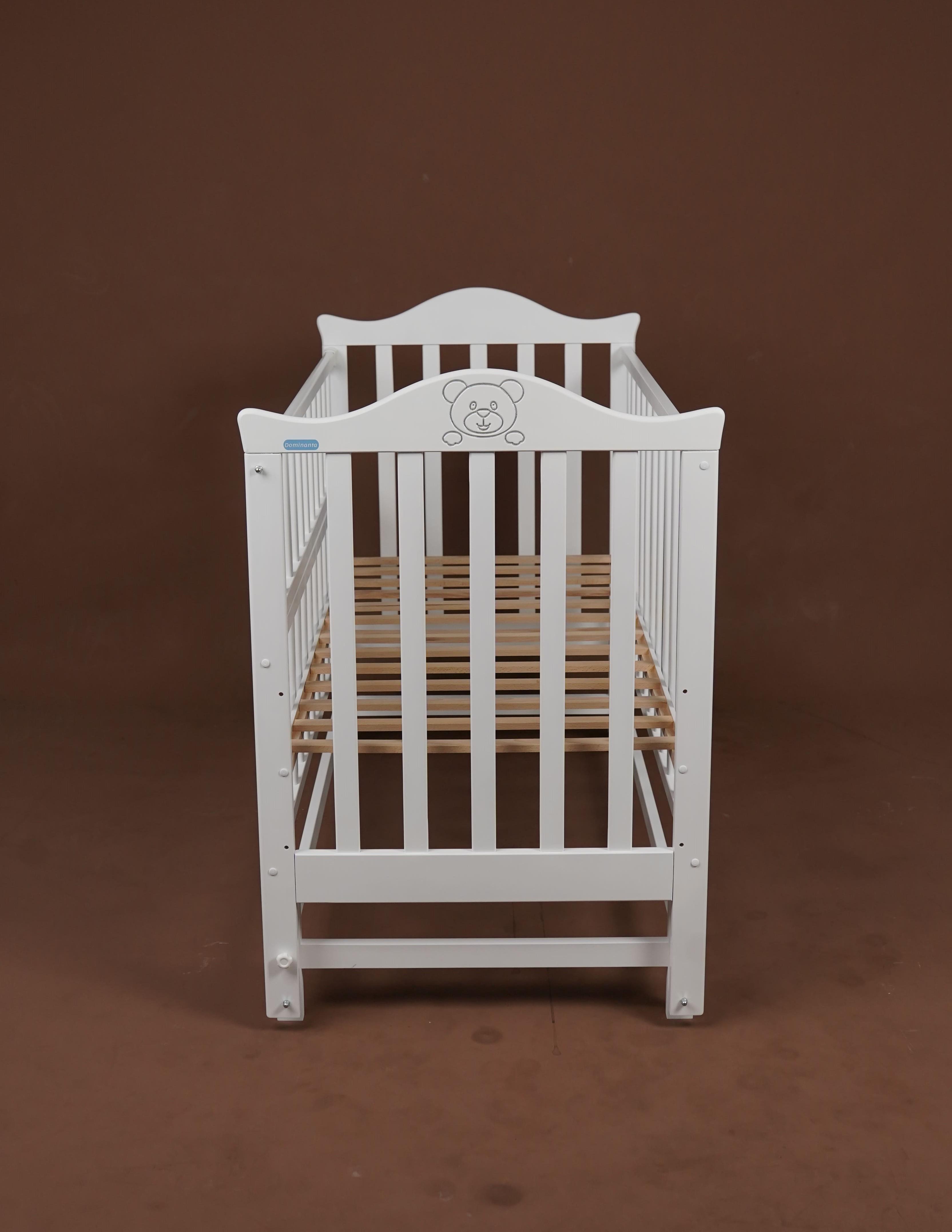 Детская кроватка Dominanta Тедди Белый (ЛД 6 Б) - фото 3 Детская кроватка Dominanta Тедди Белый (ЛД 6 Б) - фото 3