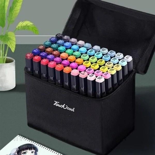 Набор двухсторонних скетч маркеров для рисования Touch 48 шт. (HA-222)