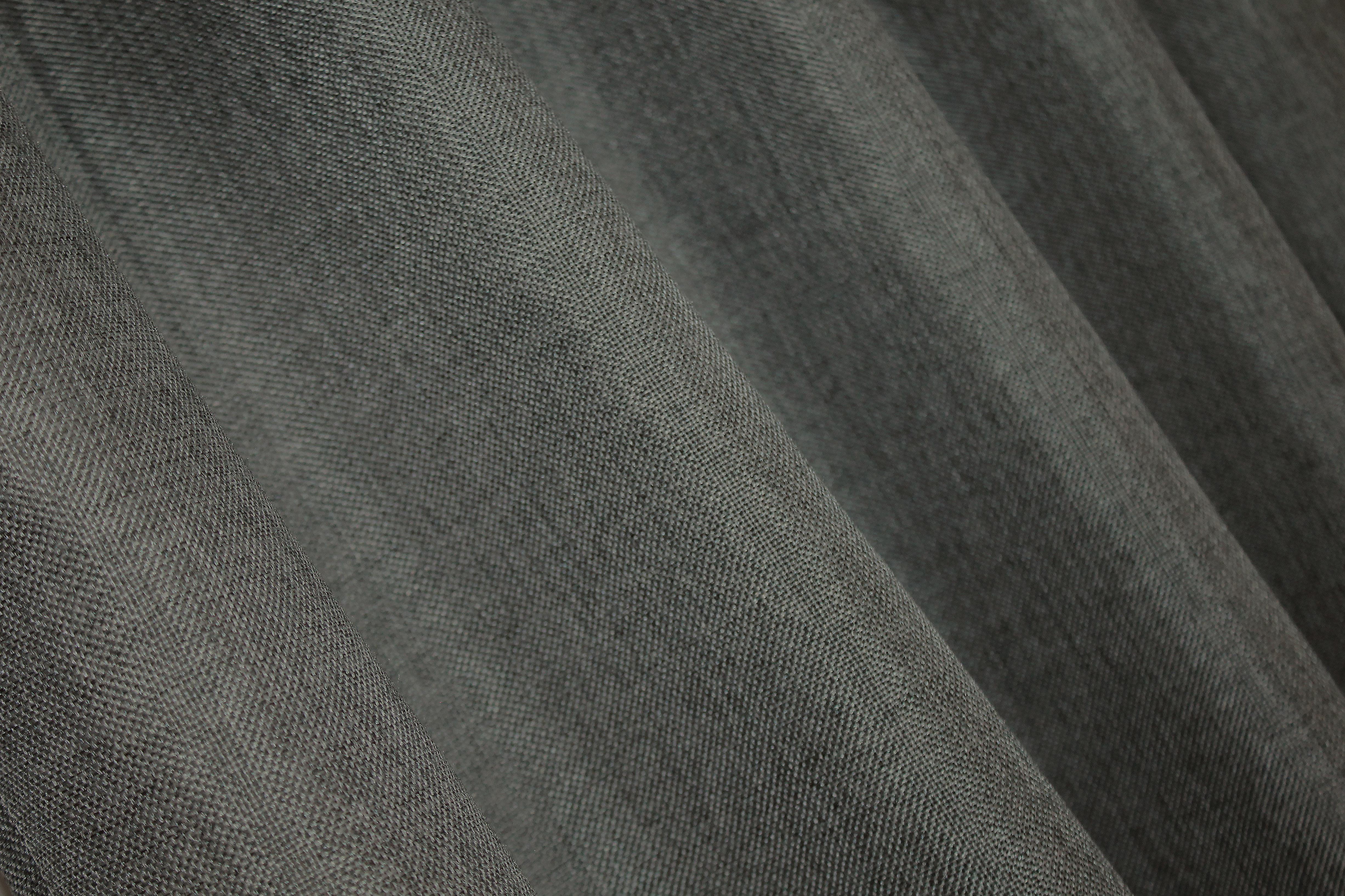 Комплект штор VR-Textil №1282ш лен/мешковина 130х170 см 2 шт. Серый (35-0084) - фото 8