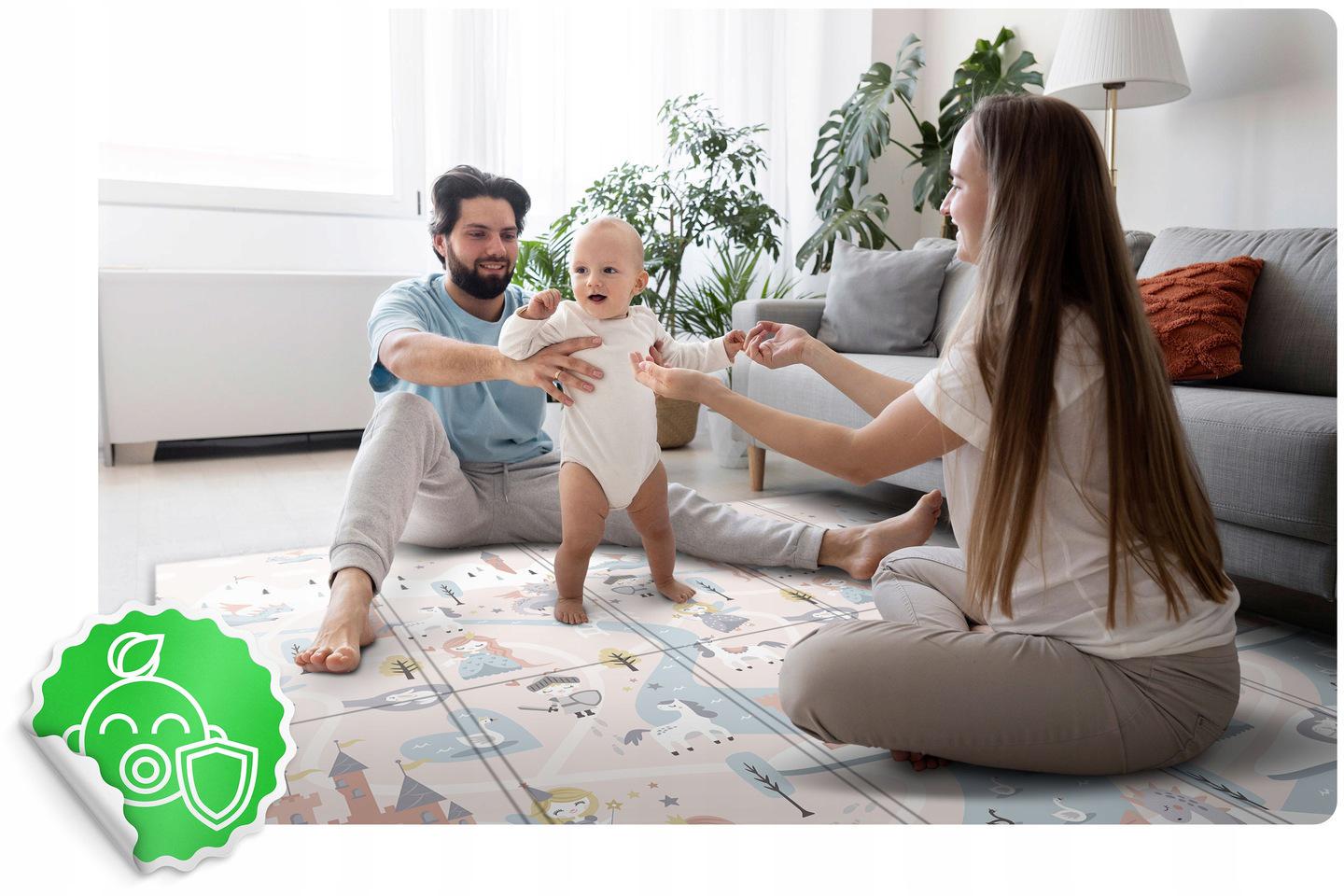 Термоковрик детский двухсторонний Nukido 200х180х1 см - фото 8 Термоковрик детский двухсторонний Nukido 200х180х1 см - фото 8