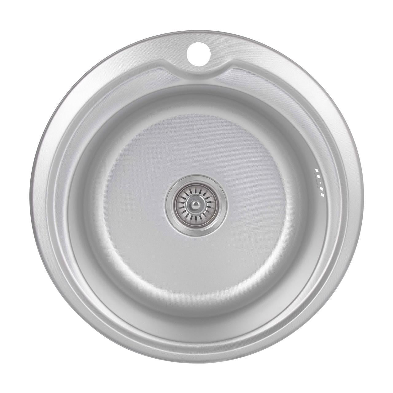 Кухонна мийка Brinex 510-D 0,8 мм Micro Decor (BRIN510MDEC08)