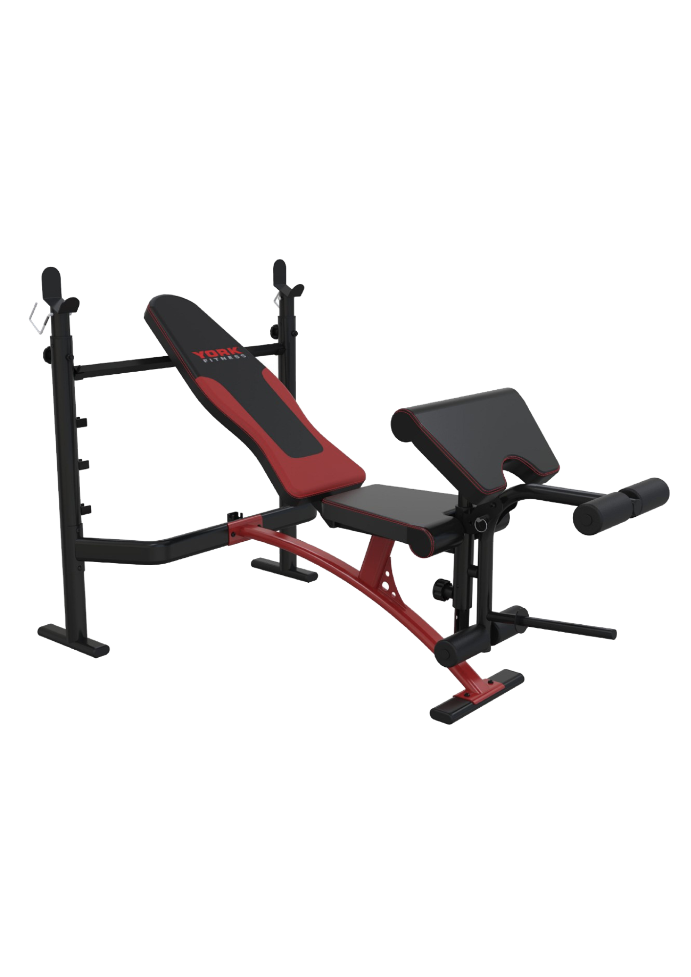 Лава для жиму York Fitness Delta Pro 1000 зі стійкою для штанги та партою Скотта (3739)