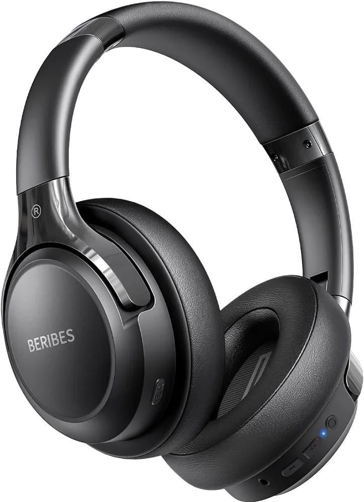 Наушники накладные BERIBES 65H Bluetooth 6 музыкальных режимов эквалайзера с микрофоном (86653)