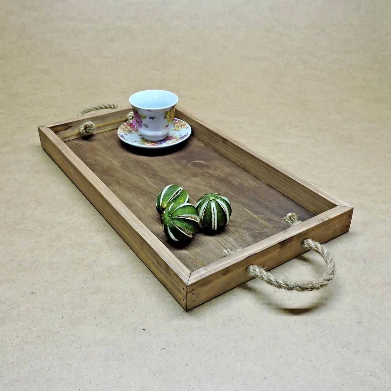 Поднос деревянный Шарлеруа 50х27 см Капучино (ПДС-000404)