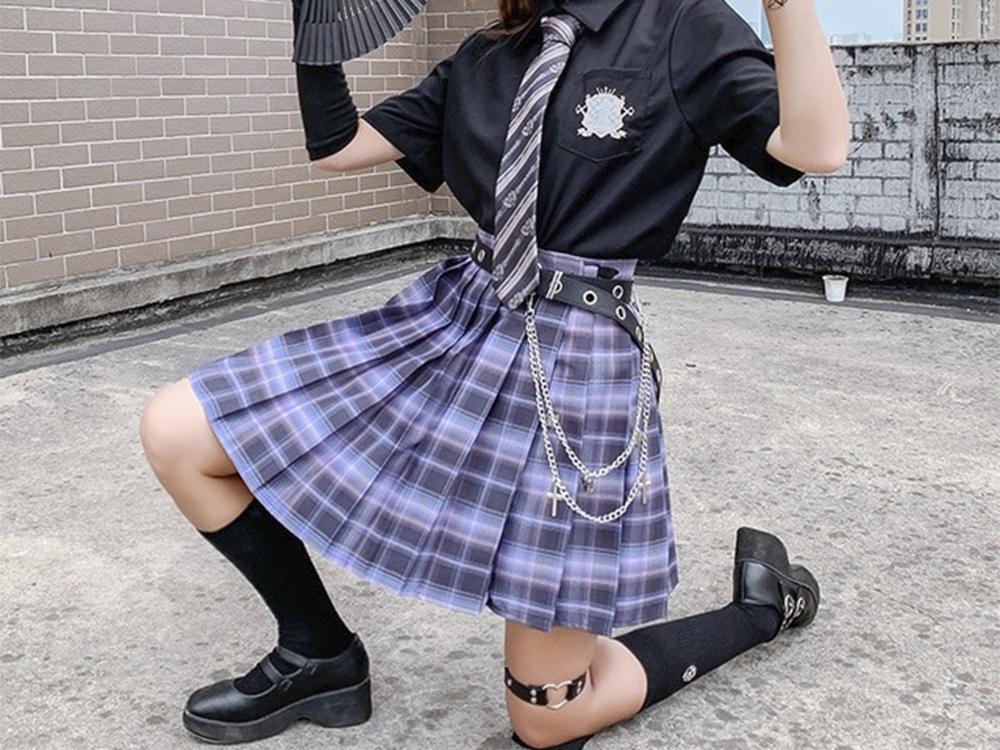 Спідниця у стилі Лоліта плісована (1009-830-01) - фото 4