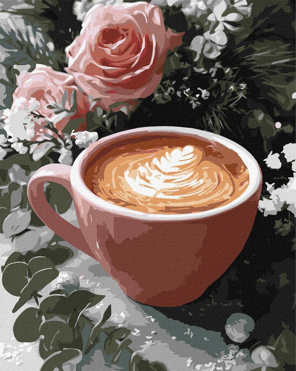 Картина по номерам Ideyka Новогоднее латте 40х50 см (2857040468)