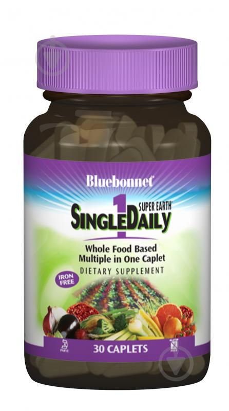 Мультивитамины без железа Bluebonnet Nutrition Single Daily 30 капсул