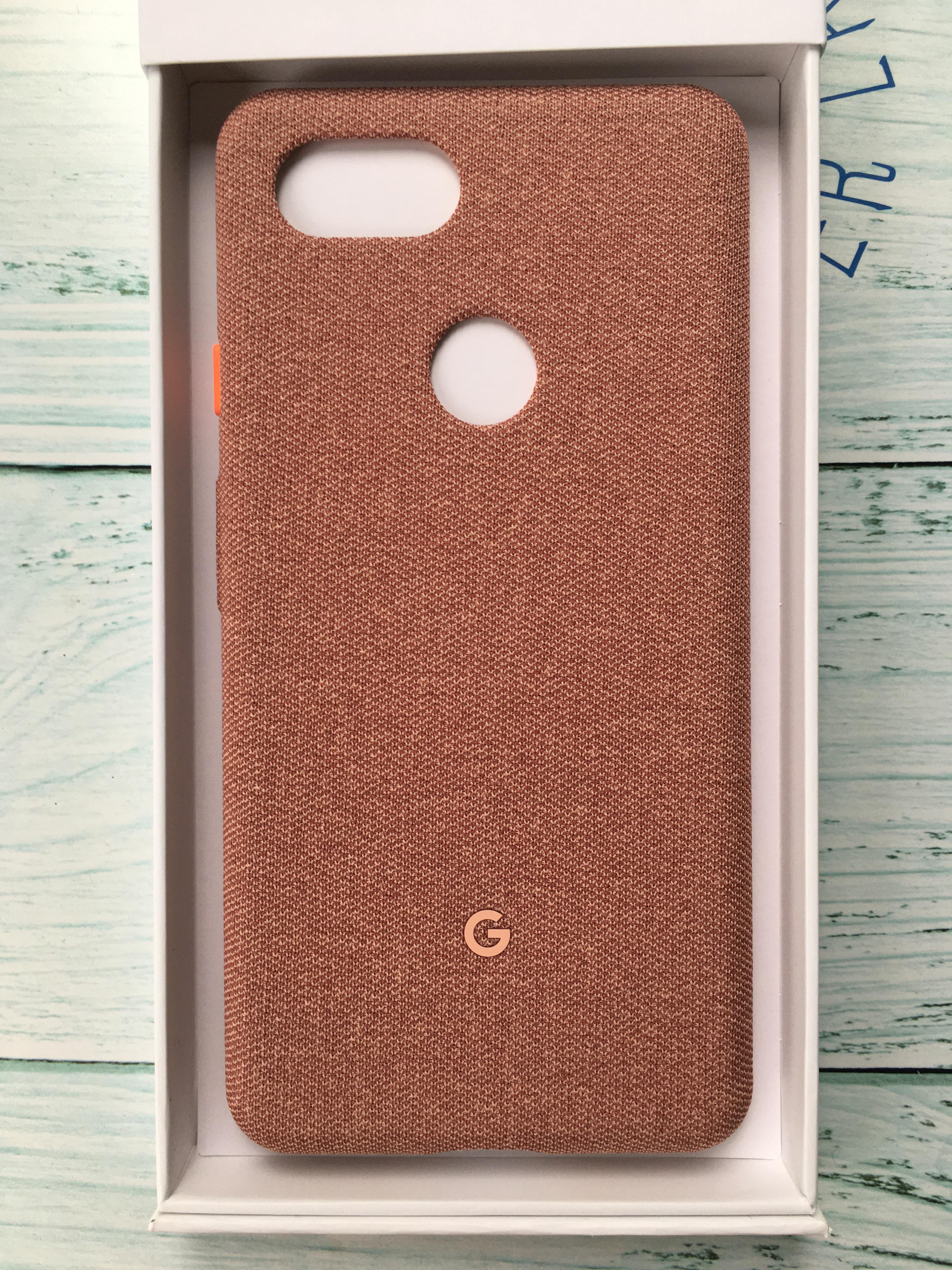 Противоударный чехол Fabric Case Soft Knit GA00492 для Google Pixel 3 (5.5") Pink Moon - фото 4