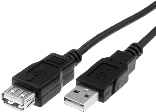 Кабель Digitus USB 2.0 AM/AF 5 м Black