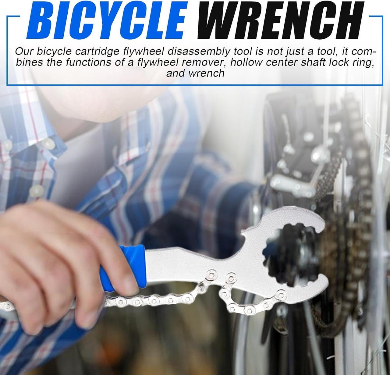 Ключ каретки велосипеда Toopre 3в1 гайковий - фото 7