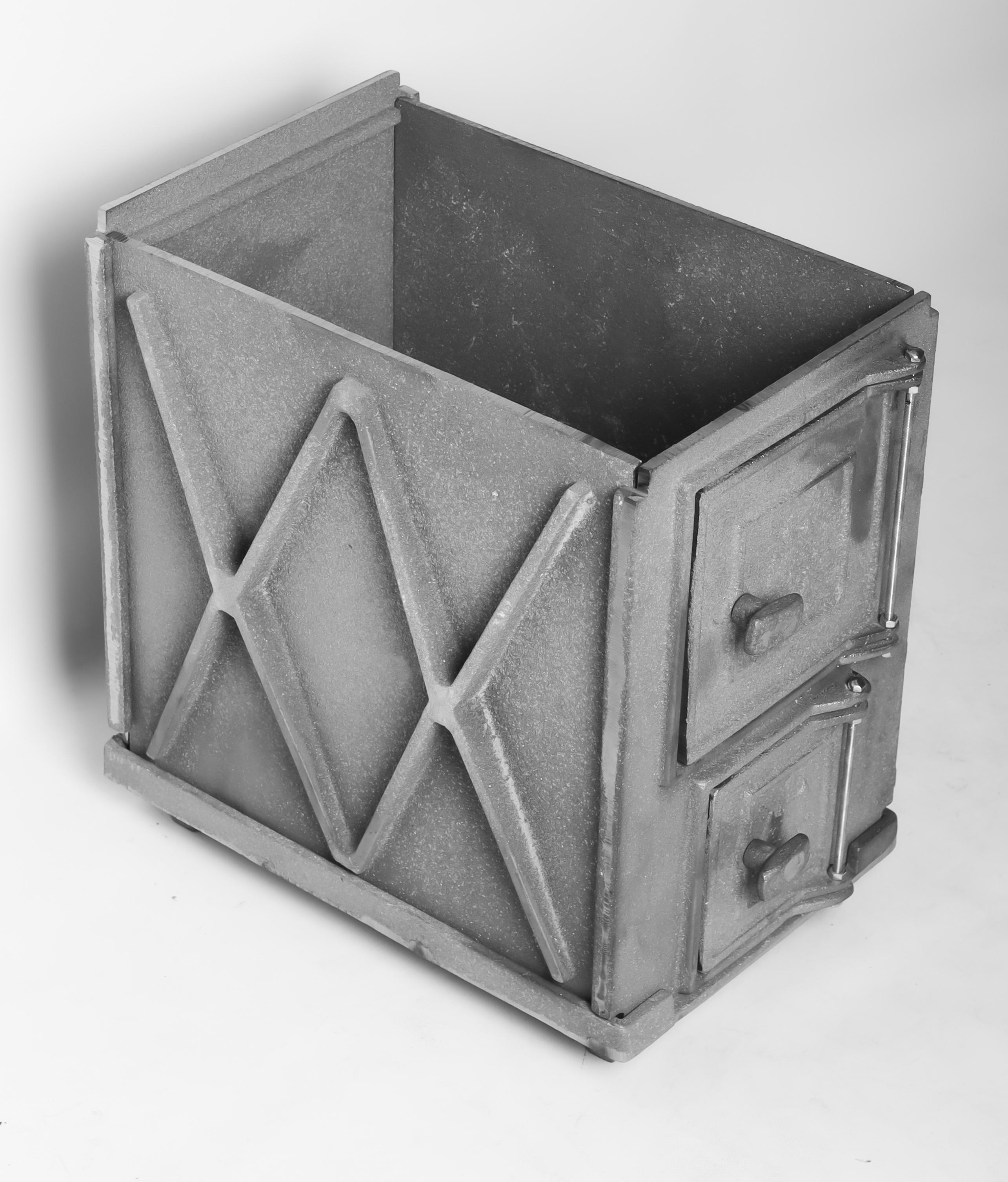 Печь чугунная разборная с возможностью готовки (ПБЧ 0002) - фото 7