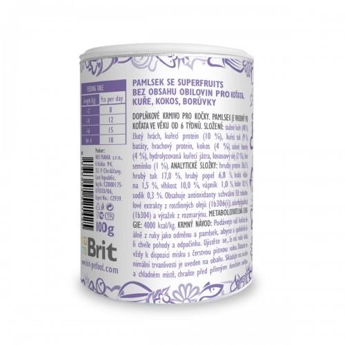 Ласощі для кошенят Brit Care Cat Snack Superfruits Kitten курка 100 г - фото 3 Ласощі для кошенят Brit Care Cat Snack Superfruits Kitten курка 100 г - фото 3