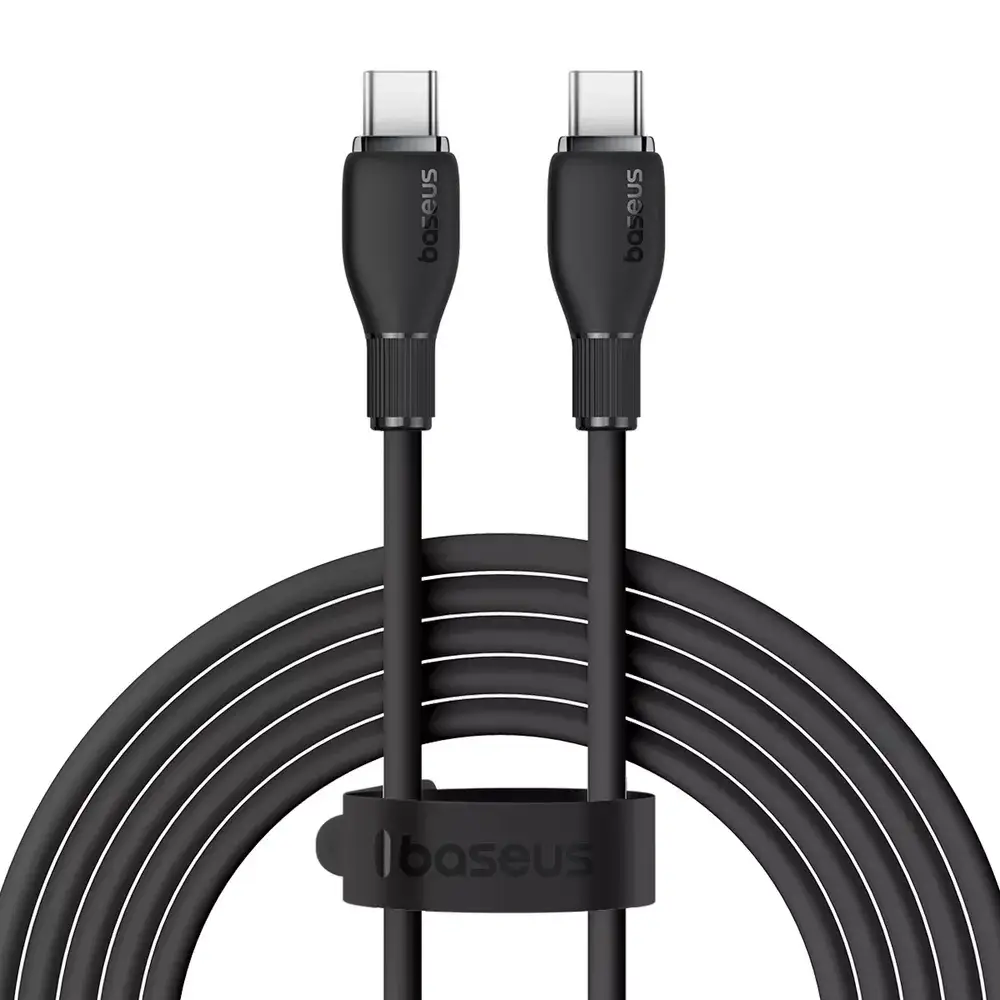 Кабель BASEUS Pudding Series Fast Charging Cable Type-C to Type-C P10355702111-01 100W 2 м Black