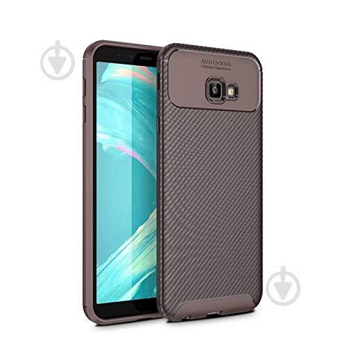 Чехол Carbon Case Samsung J410 Galaxy J4 Core / J415 Galaxy J4 Plus Коричневый (hub_dULi35343)