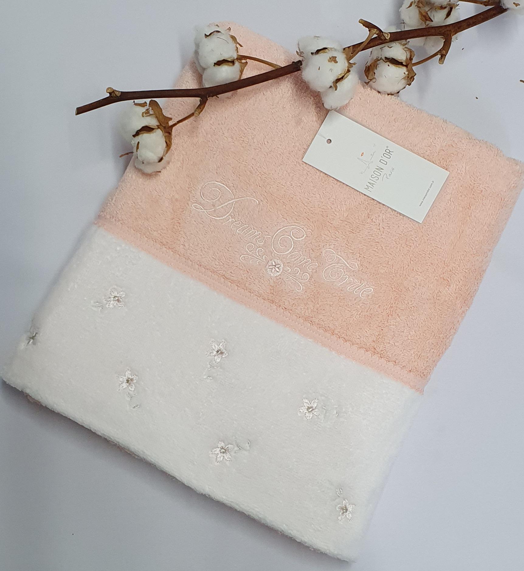 Полотенце Maison D'or Lavoine Flowers 85x150 Salmon (03MD33CF09) - фото 1 Полотенце Maison D'or Lavoine Flowers 85x150 Salmon (03MD33CF09) - фото 1