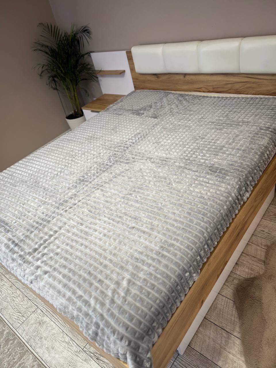 Плед Крокодил 150х200 см Серый (Д-al-krokodil-001) - фото 1 Плед Крокодил 150х200 см Серый (Д-al-krokodil-001) - фото 1