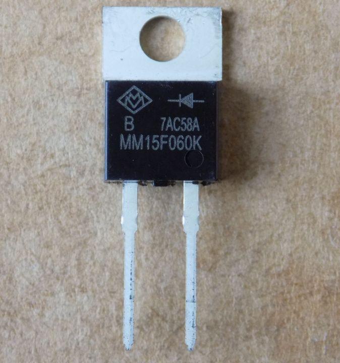 Діод MM15F060K/TO220-2pin (51816)