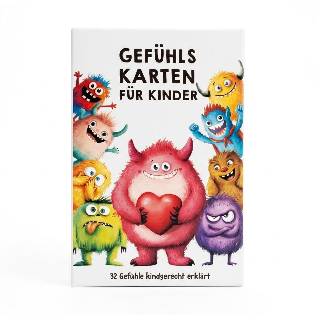 Картки емоцій Gefühlskarten für Kinder 32 Emotionsmonster (35216684)