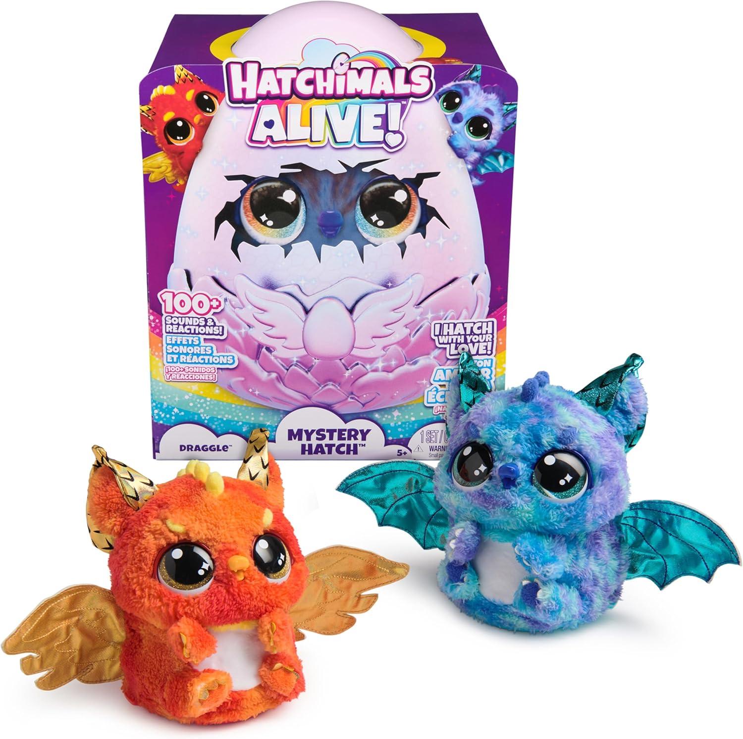 Игрушка интерактивная Хэтчималс Драко в яйце Hatchimals Alive Mystery Hatch Draggle (FR24)