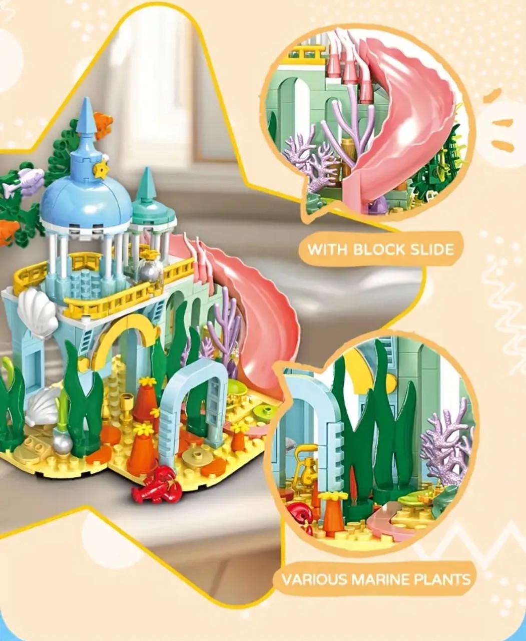 Конструктор WOMA для девочек дом русалочки с рыбками - фото 4