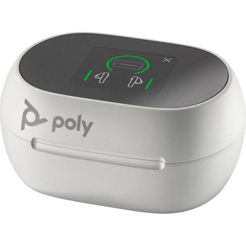 Наушники с микрофоном Poly TWS Voyager Free 60 Earbuds BT700A TSCHC Type-C White (7Y8G5AA) - фото 5