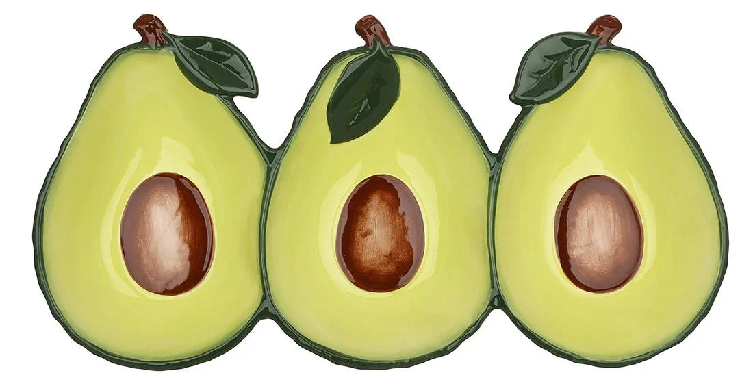 Менажница BonaDi Avocado керамическая 31см (928-155)